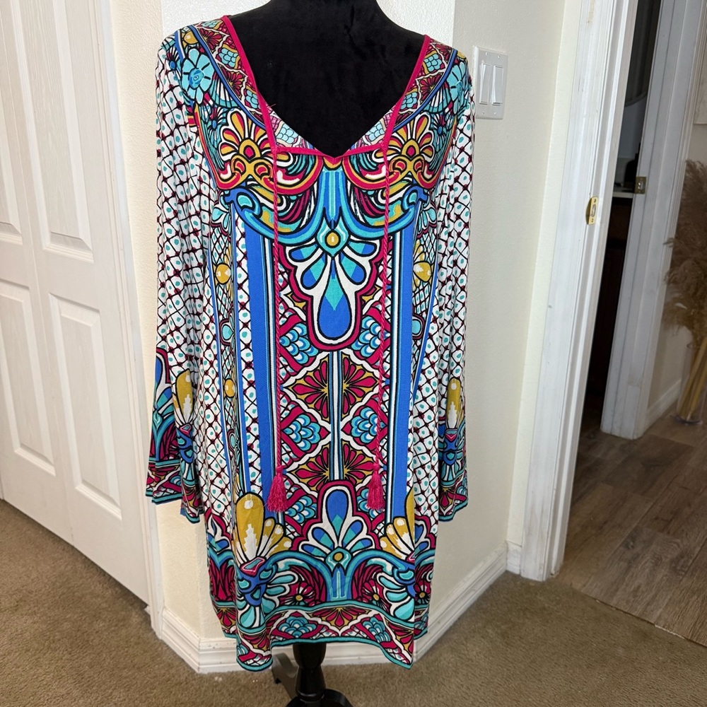 Flying Tomato Multicolor Floral Dress - Picture 1 of 6